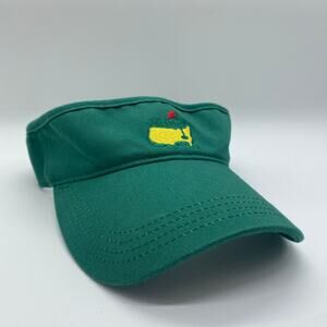 Masters Golf Preppy Green Visor Hat Ourdoors Adjustable American Needle Cotton